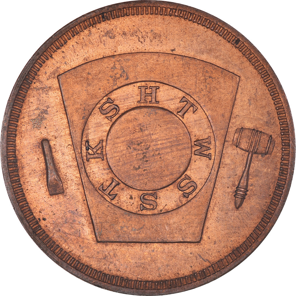Canada, Token, Masonic, Kincardine, Havelock Chapter, Chapter Penny, AU(55-58)