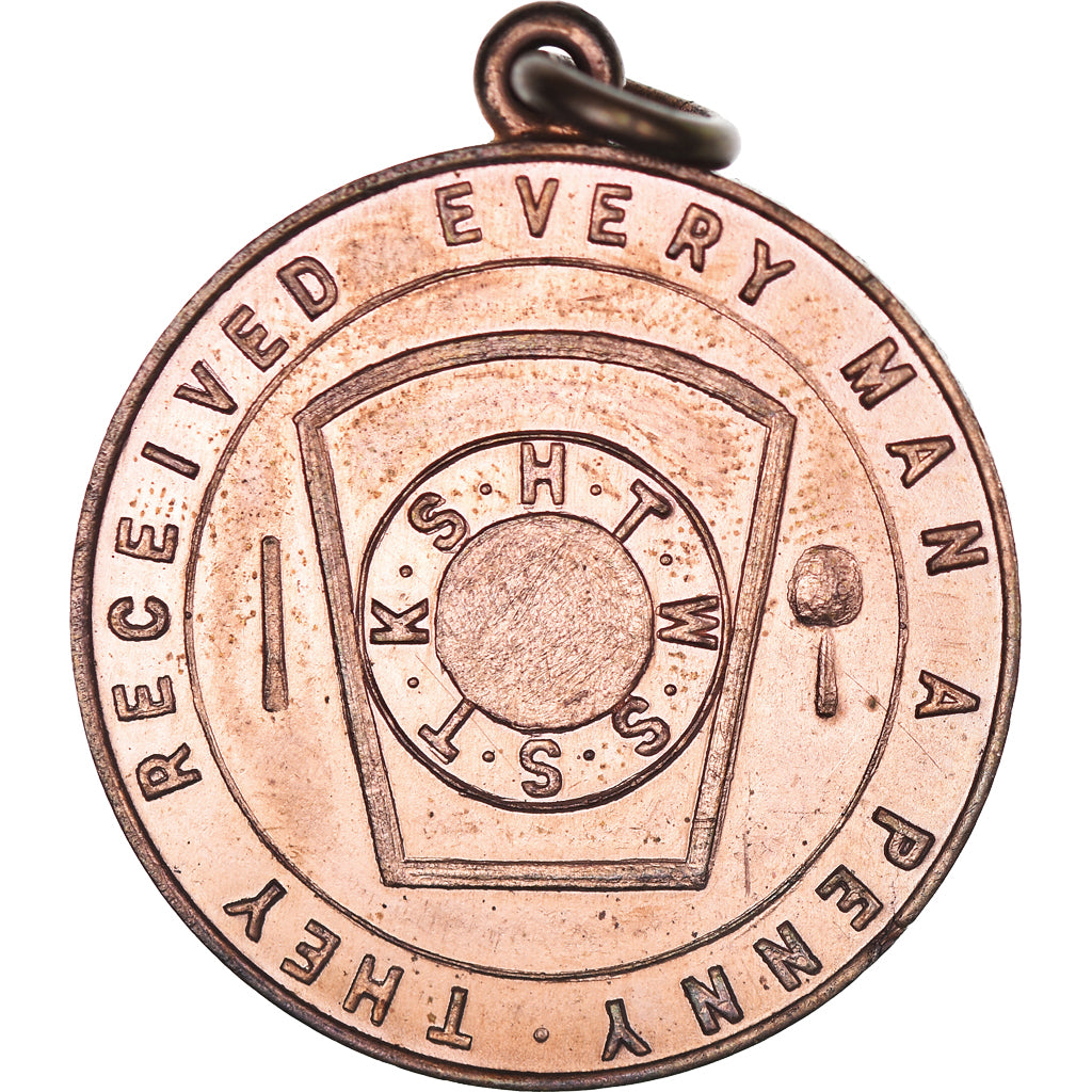 Canada, Token, Masonic, Toronto, St Andrew et St John, Chapter Penny, PR, Koper