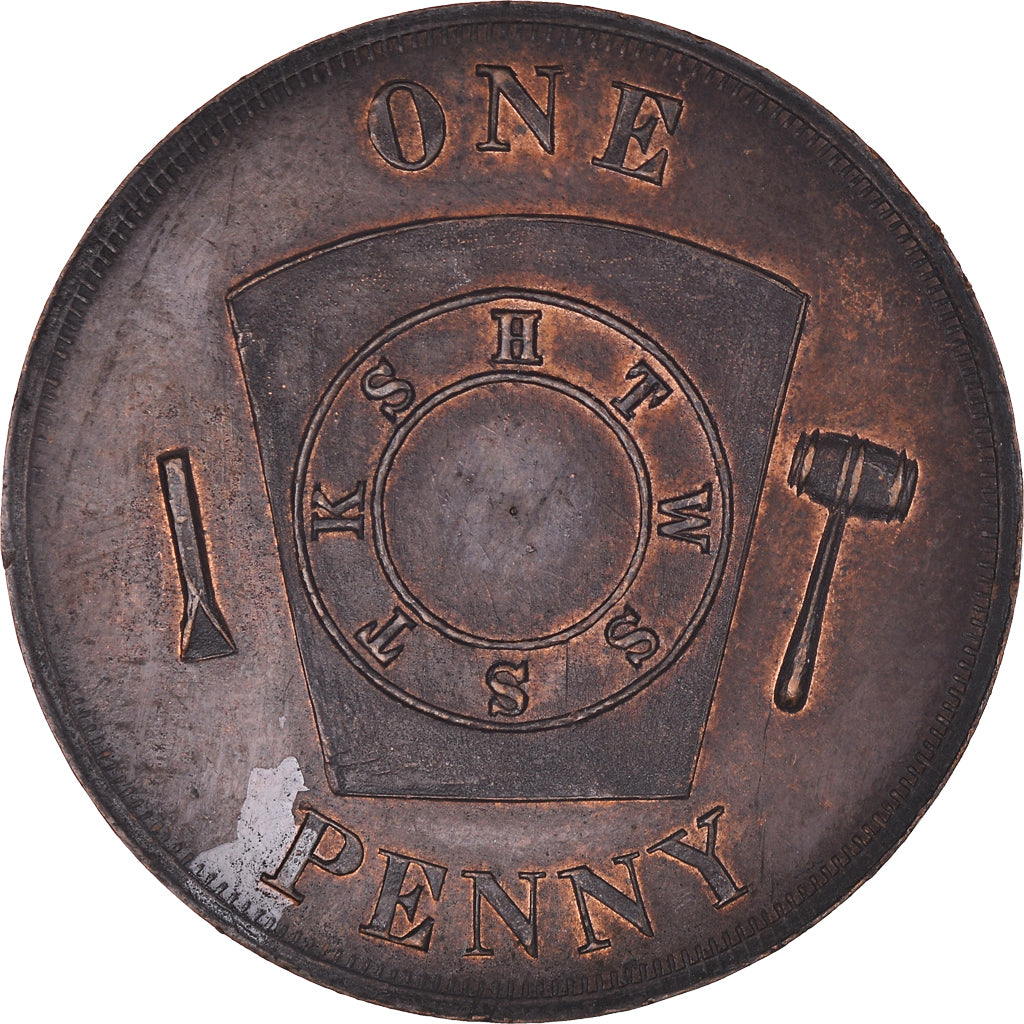 Canada, Jeton, Masonic, Sydney, Prince of Wales, Chapter Penny, SUP, Cuivre