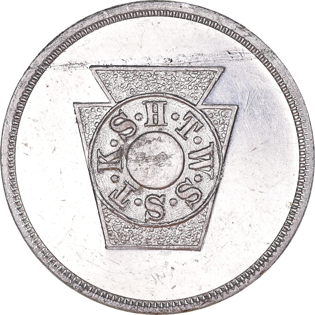 Canada, Token, Masonic, Yarmouth, Union Chapter N°7, Chapter Penny, AU(55-58)