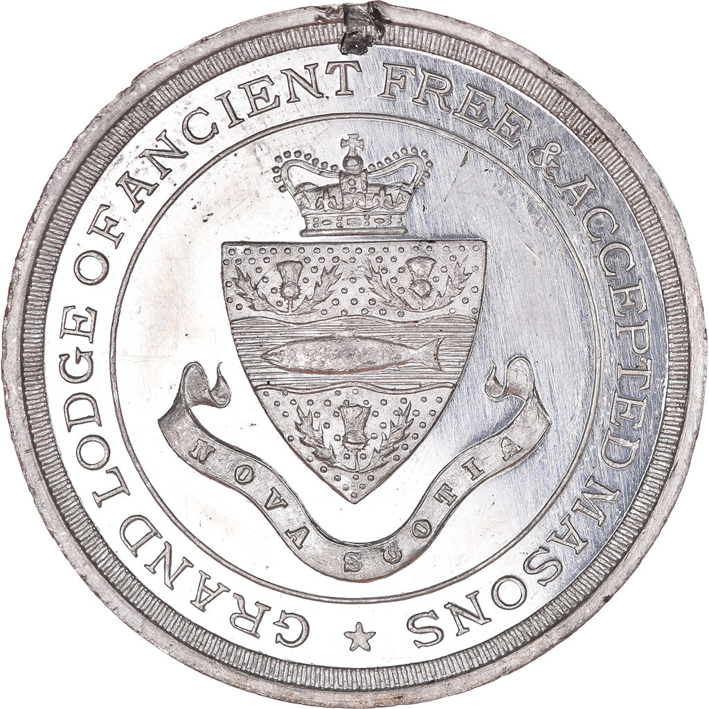 Canadá, zeton, Masonic Charity Fair, 1893, EBC, White Metal