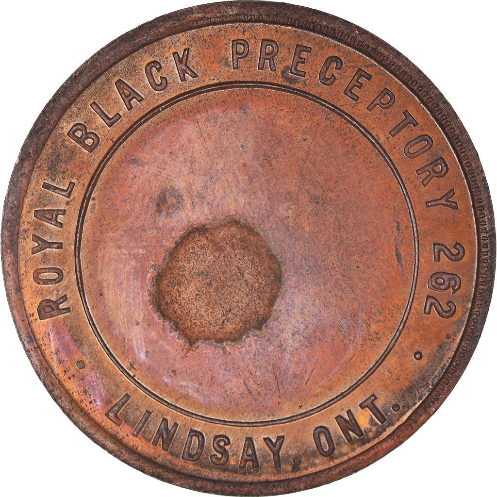 Canada, Token, Masonic, Lindsay, Royal Black Preceptory, Chapter Penny