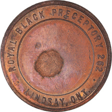 Canada, Token, Masonic, Lindsay, Royal Black Preceptory, Chapter Penny