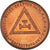 Canada, Token, Masonic, Amherstburg, Chapter Penny, MS(63), Copper