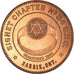 Kanada, betaalpenning, Masonic, Barrie, Signet, Chapter Penny, UNZ+, Kupfer