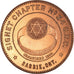 Canada, Token, Masonic, Barrie, Signet, Chapter Penny, MS(64), Copper