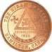 Canada, Token, Masonic, Visit of Hiram Chapter, 1908, Chapter Penny, MS(65-70)