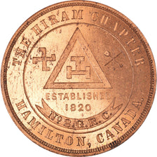 Kanada, betaalpenning, Masonic, Visit to Mount Horeb, 1909, Chapter Penny, STGL