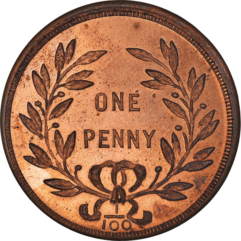 Canada, Jeton, Masonic, Colborne, Chapter Penny, SPL, Cuivre