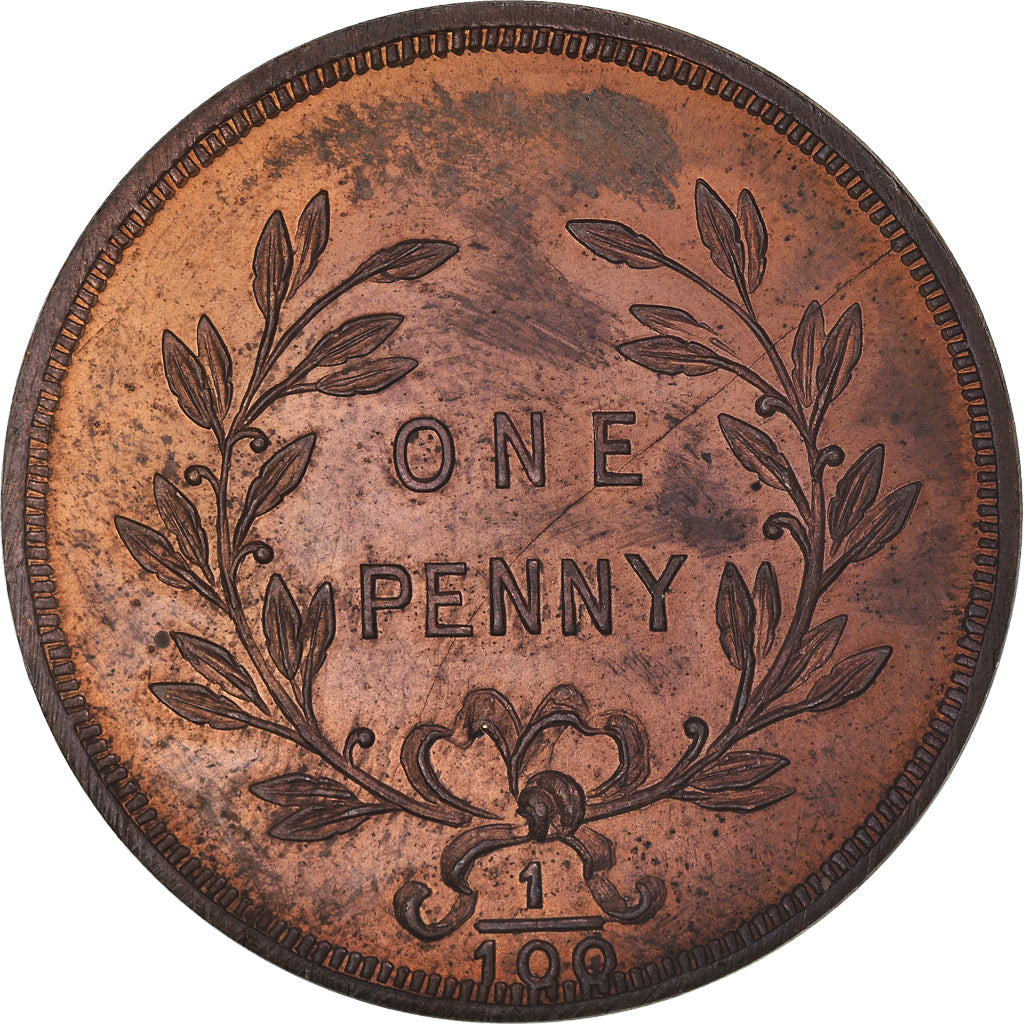 Canada, Token, Masonic, Brampton, Peel R.A., Chapter Penny, MS(63), Copper