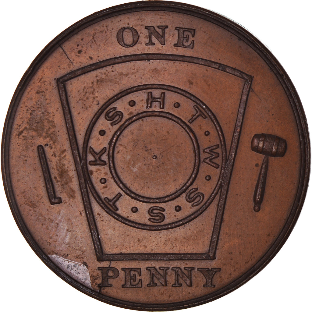 Canada, ficha, Masonic, Fort William, Chapter Penny, SPL-, Rame