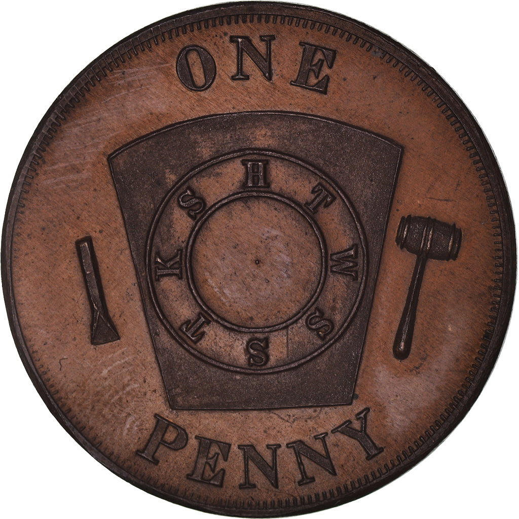 Canada, Token, Masonic, Havelock, St Andrews, Chapter Penny, MS(60-62), Copper