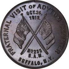 Canada, Token, Masonic, Fraternal Visit of Adytum, Buffalo, 1913, Chapter Penny