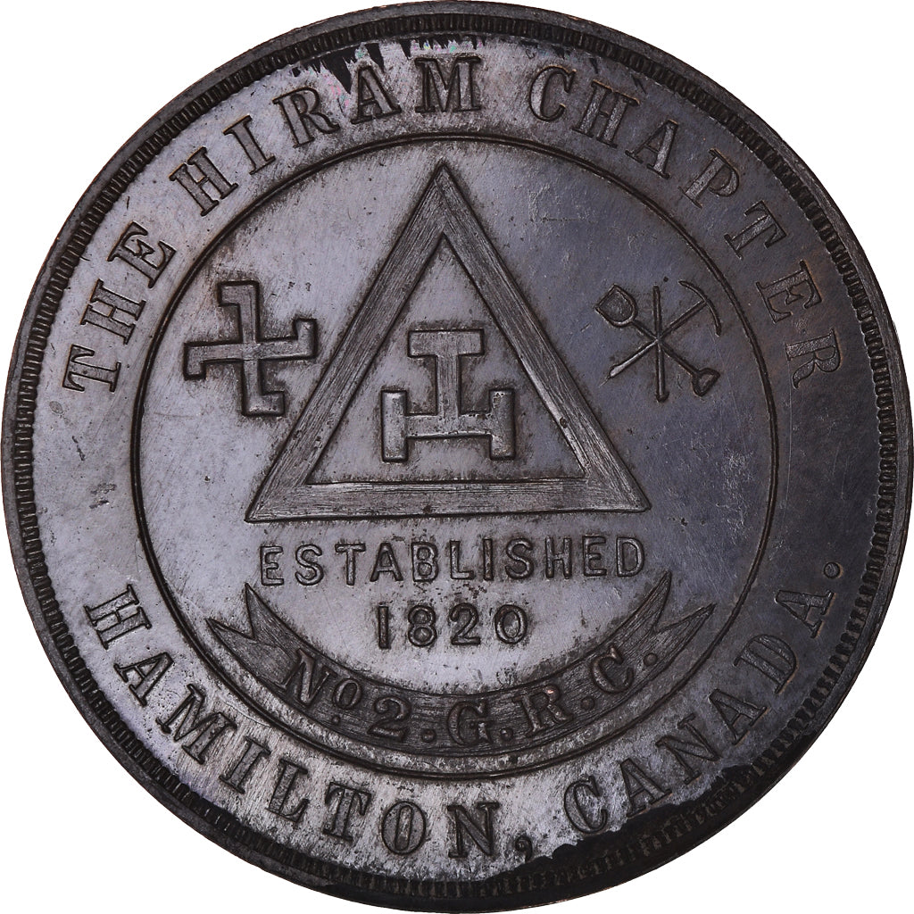 Canada, Token, Masonic, Fraternal Visit of Adytum, Buffalo, 1913, Chapter Penny