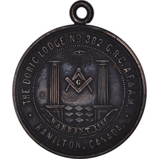Canada, Token, Masonic, Hamilton, Doric Lodge, 25th Anniversary, 1904, Chapter