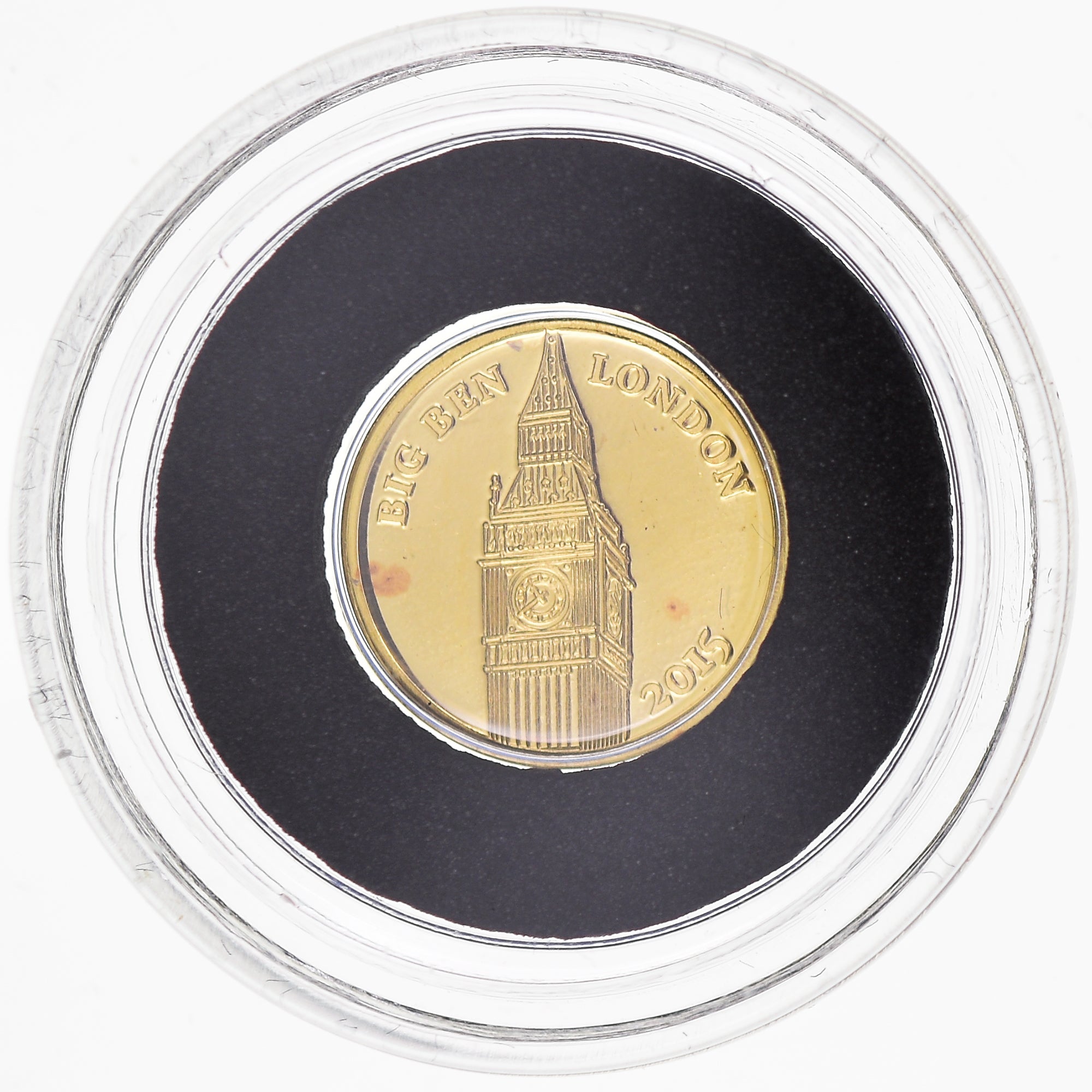 Moneda, Burundi, Big Ben London, 100 Francs, 2015, FDC, Oro