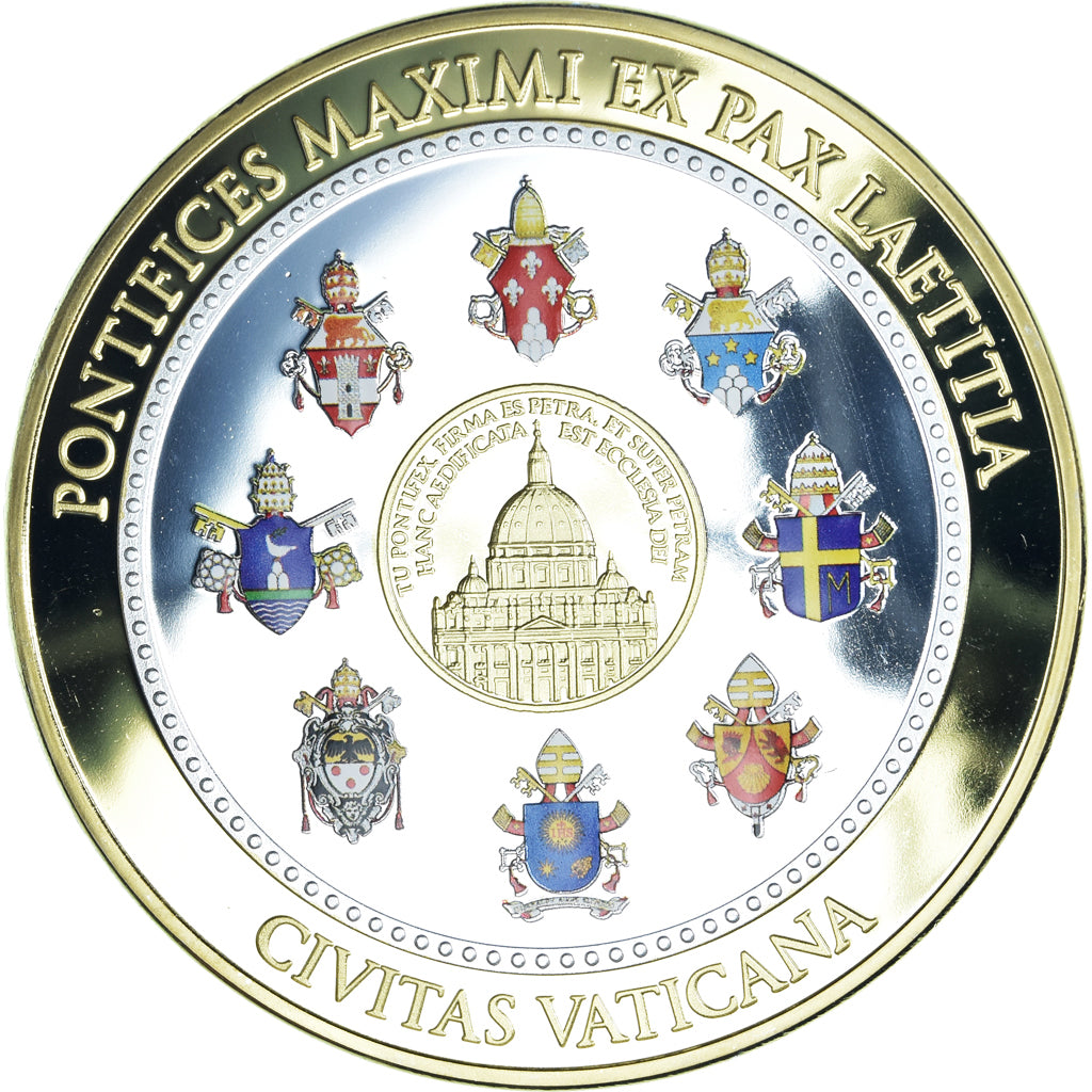 Watykan, medal, Le Pape Benoit XVI, Religie i wierzenia, 2013, MS(65-70), Srebro