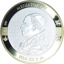 Vatican, Medal, Le Pape Pie XII, Religions & beliefs, 2013, MS(65-70), Silver