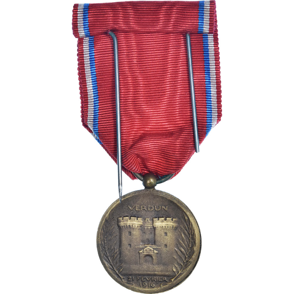 France, Verdun , On ne passe pas, WAR, Médaille, 1916, Non circulé, Vernier