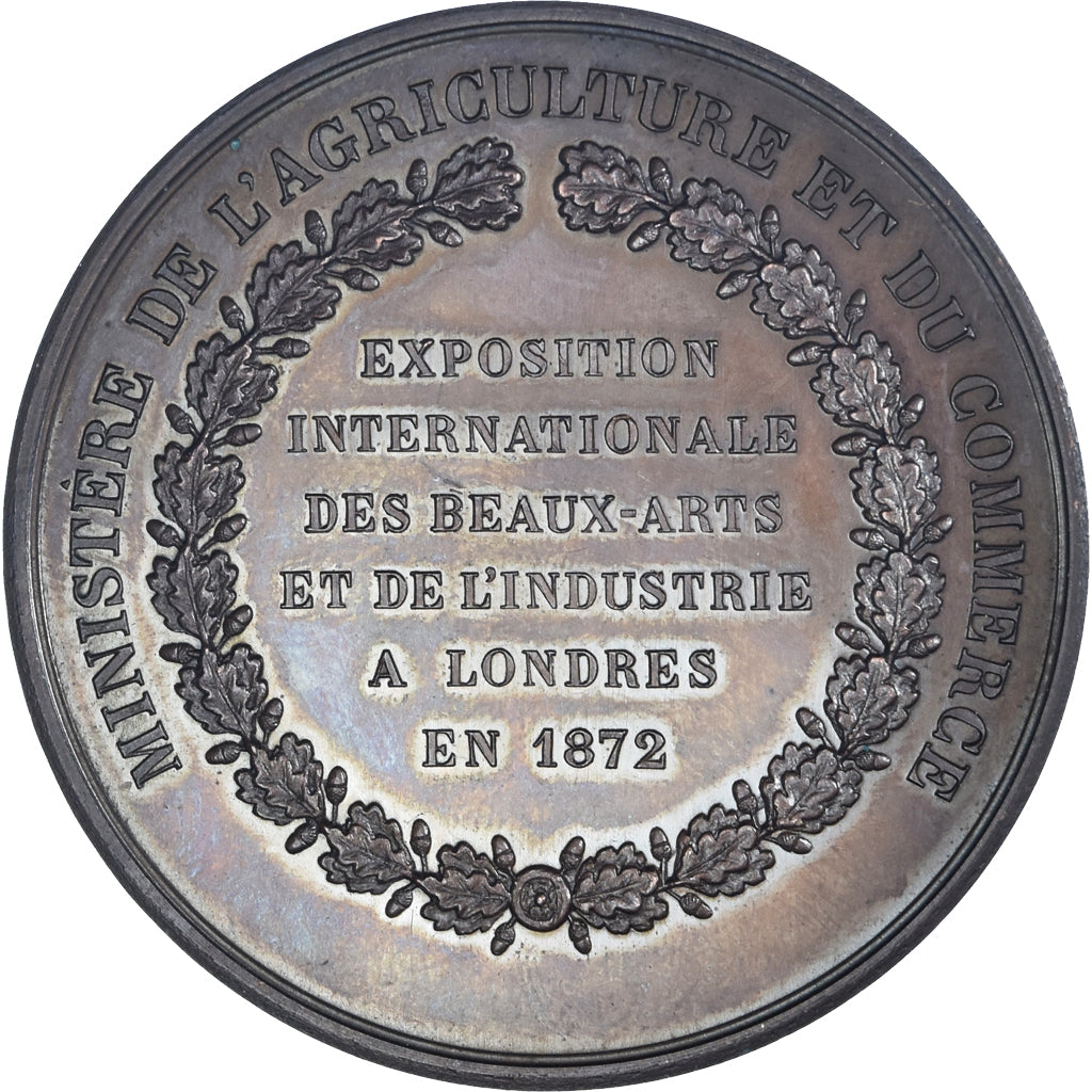 Frankreich, Medaille, Exposition Internationale des Beaux-Arts à Londres, 1872