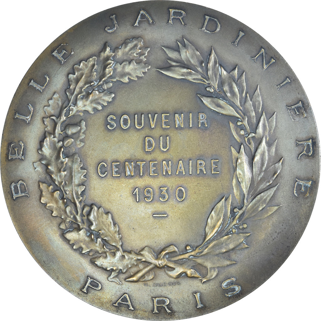 Francia, medalla, Belle Jardinière, Souvenir du Centenaire, Paris, 1930