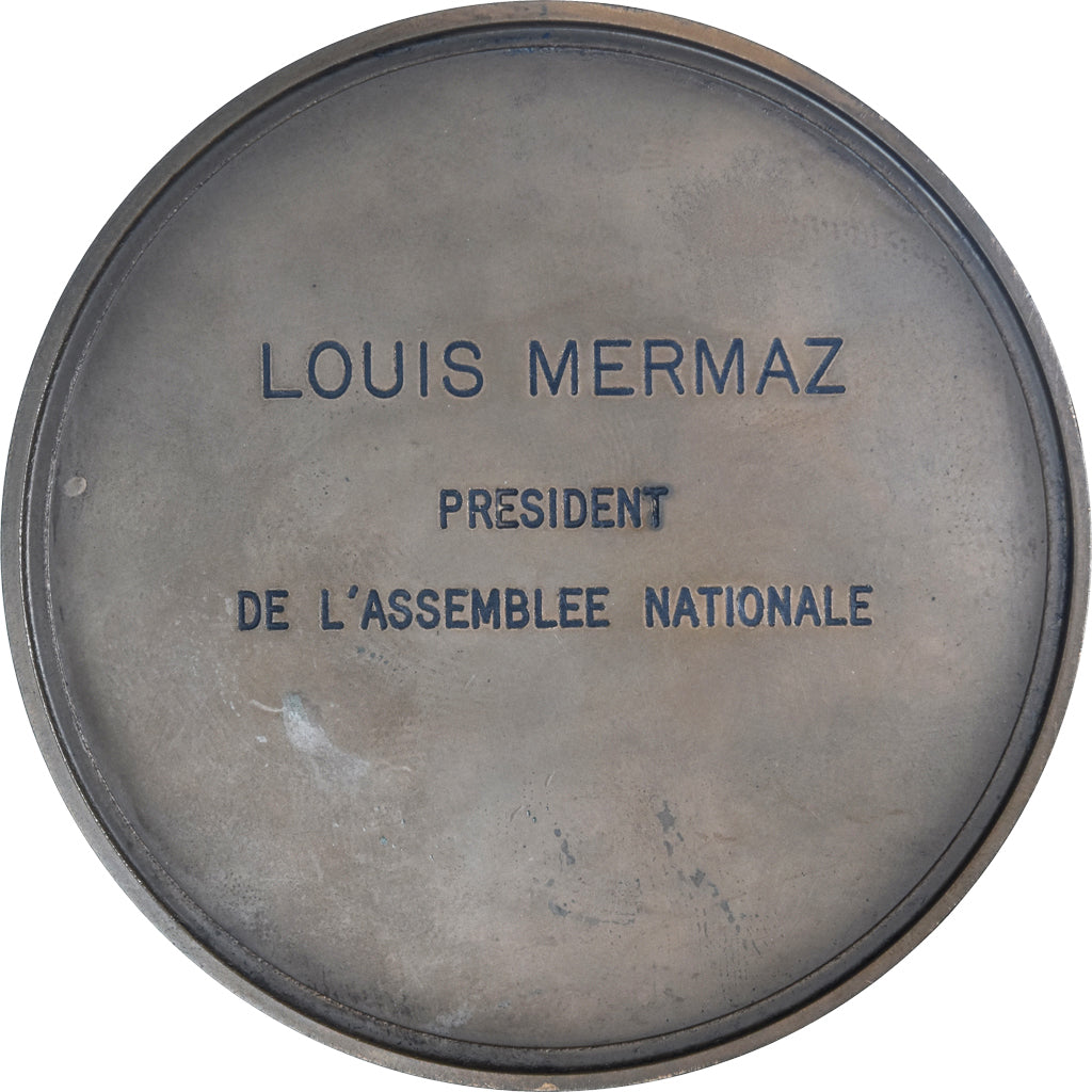 Francia, medaglia, Louis Mermaz, Président de l'Assemblée Nationale, Politics