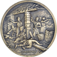 France, Medal, Centenaire de Camerone, WAR, 1963, Detaille, MS(63), Bronze