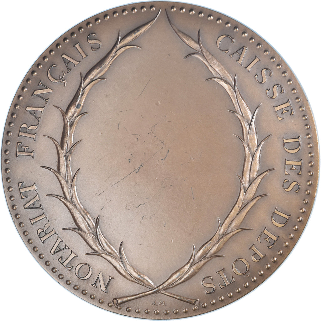 Francja, medal, Notariusz, Notariat Français, Caisse des Dépôts, Henry
