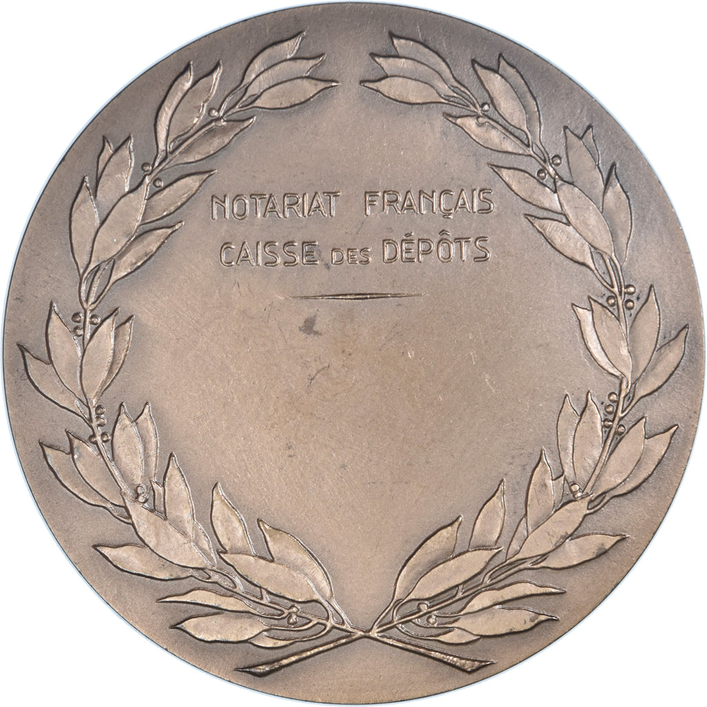 Francia, medalla, Notary, Notariat Français, Caisse des Dépôts, Loisel