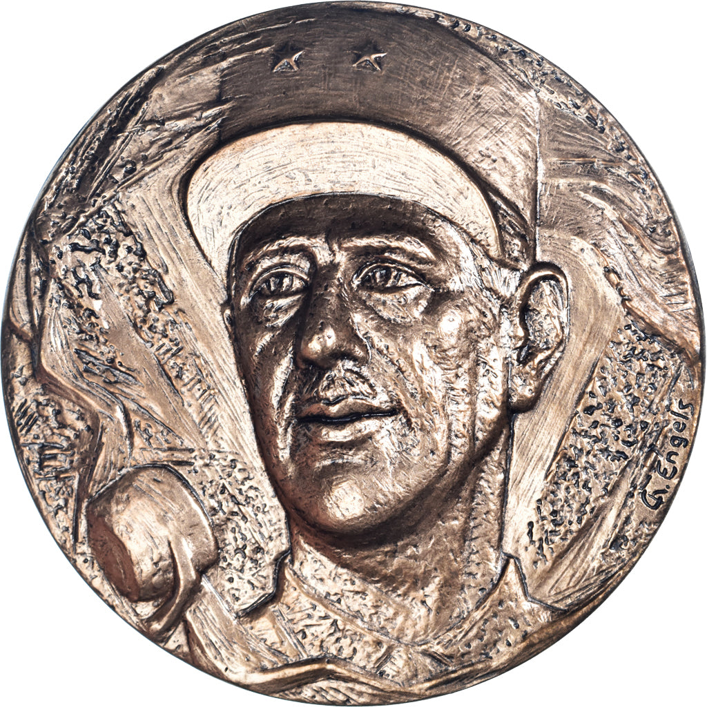 Francja, medal, De Gaulle, l'Appel du 18 juin, WAR, 1940, Engels, MS(65-70)