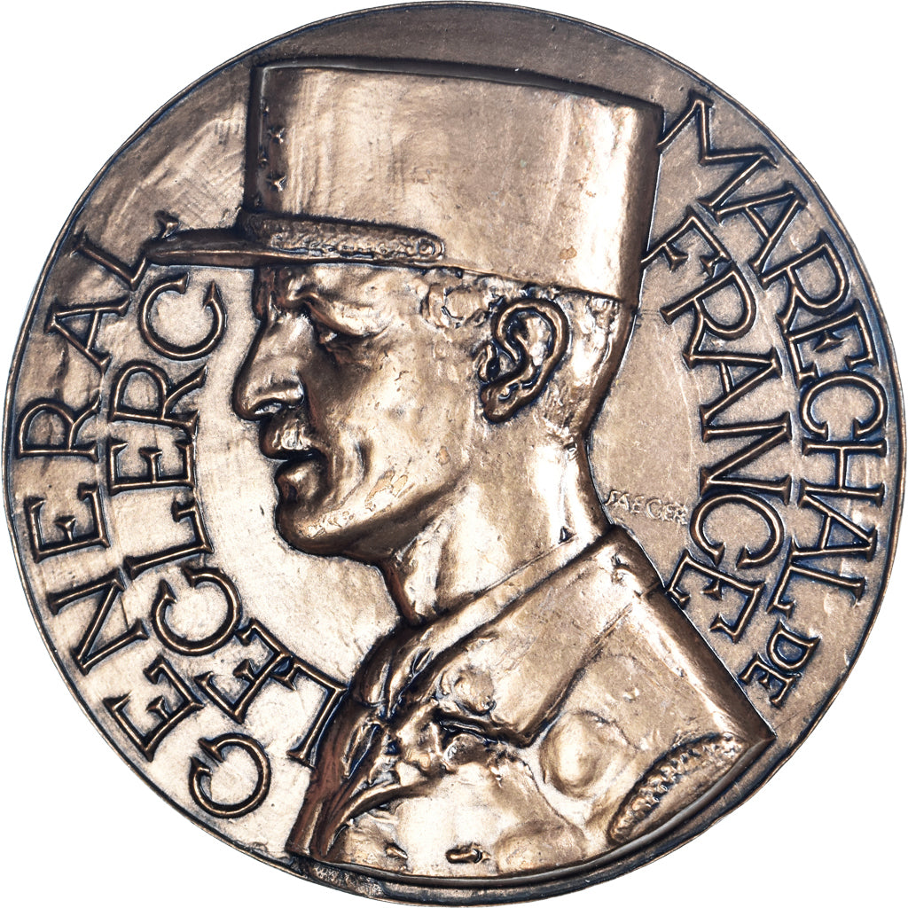Francja, medal, Général Leclerc, Maréchal de France, WAR, Jaeger, MS(63)