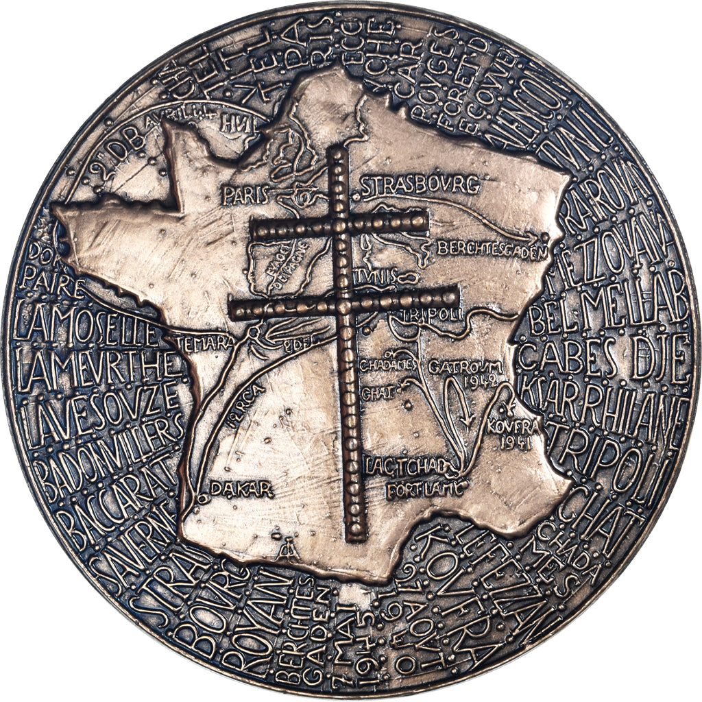 Francja, medal, Général Leclerc, Maréchal de France, WAR, Jaeger, MS(63)