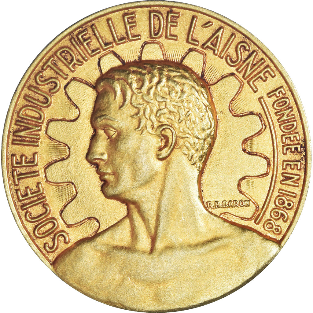 Francja, medal, Société industrielle et commerciale de l'Aisne, Biznes i