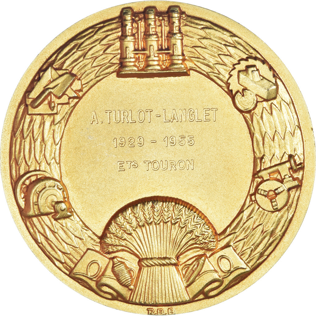 Francja, medal, Société industrielle et commerciale de l'Aisne, Biznes i