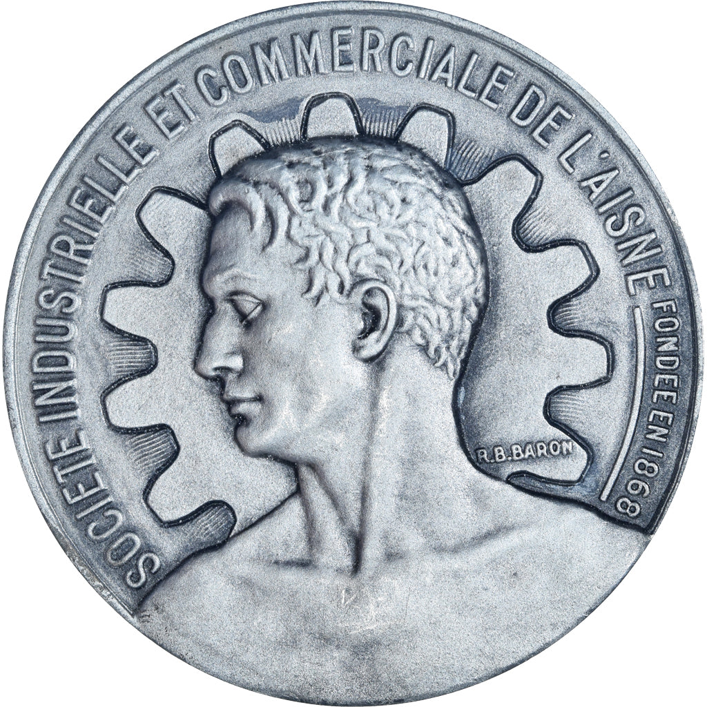 Francja, medal, Société industrielle et commerciale de l'Aisne, Biznes i