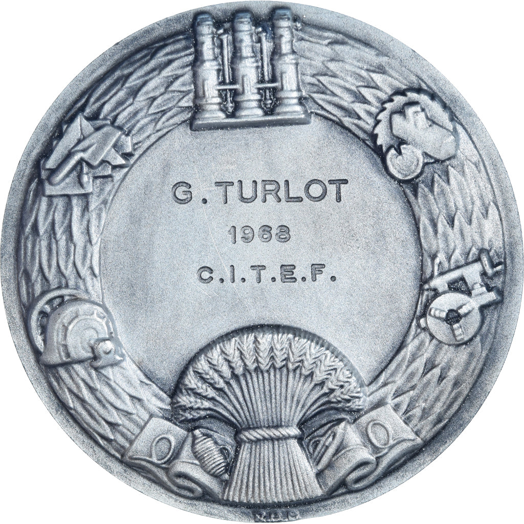 Francja, medal, Société industrielle et commerciale de l'Aisne, Biznes i