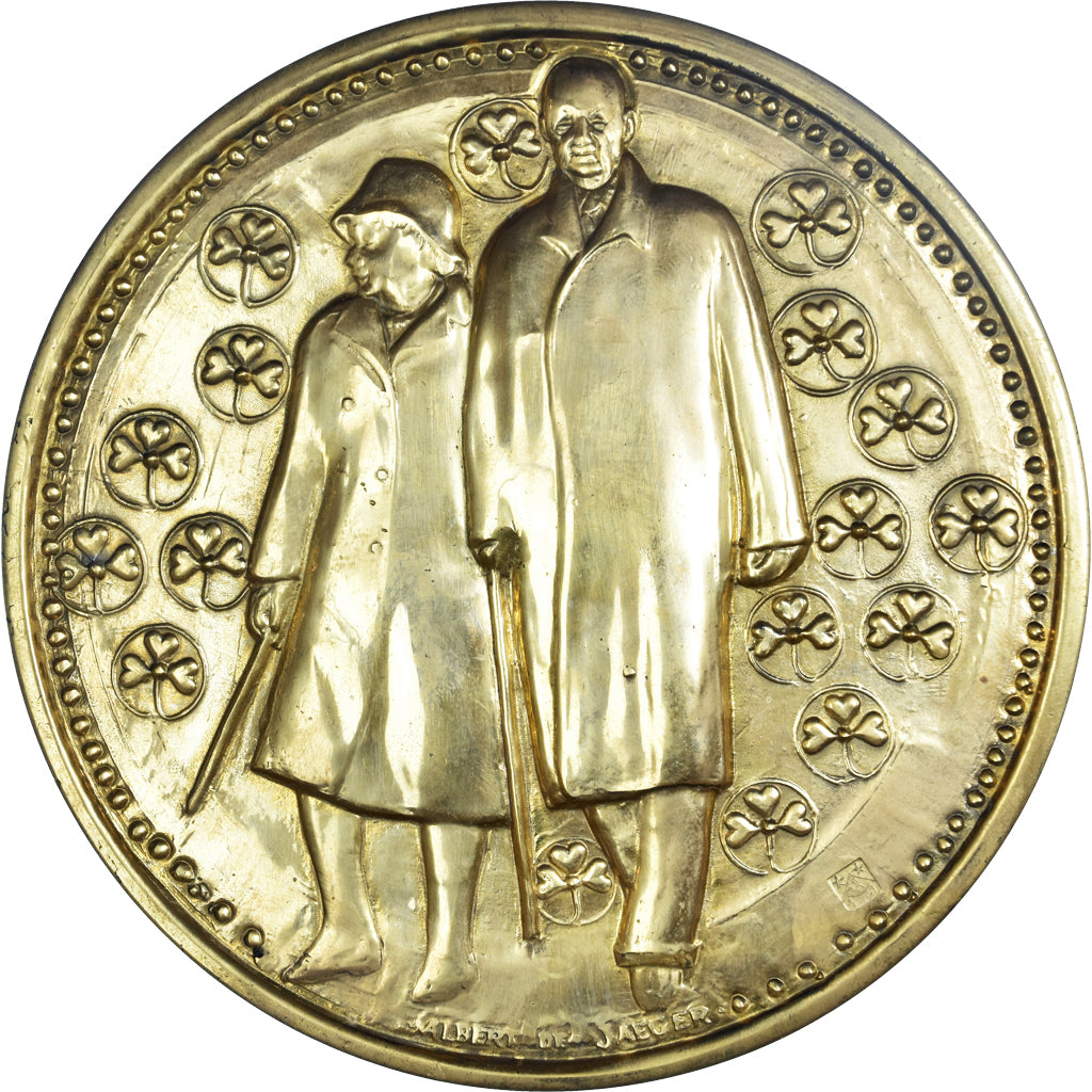 Frankrijk, Medaille, De Gaulle, l'Appel du 18 juin, Jaeger, PR, Gilt Bronze