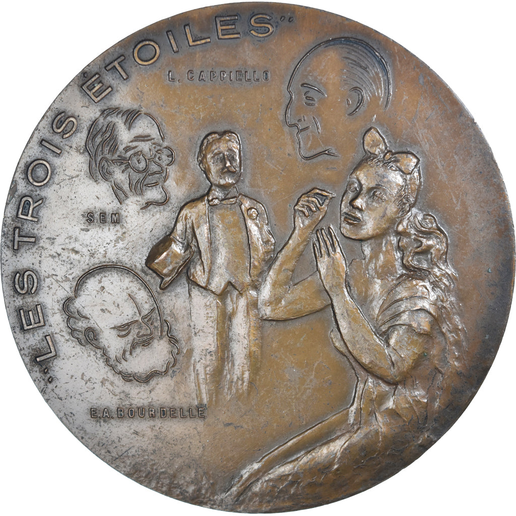 Francja, medal, Don et les Trois Etoiles, Sztuka i Kultura, 1981, AU(50-53)