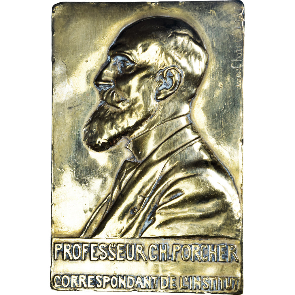 Francja, medal, Professeur Ch. Porcher, Recherches sur le Lait, Nauka i