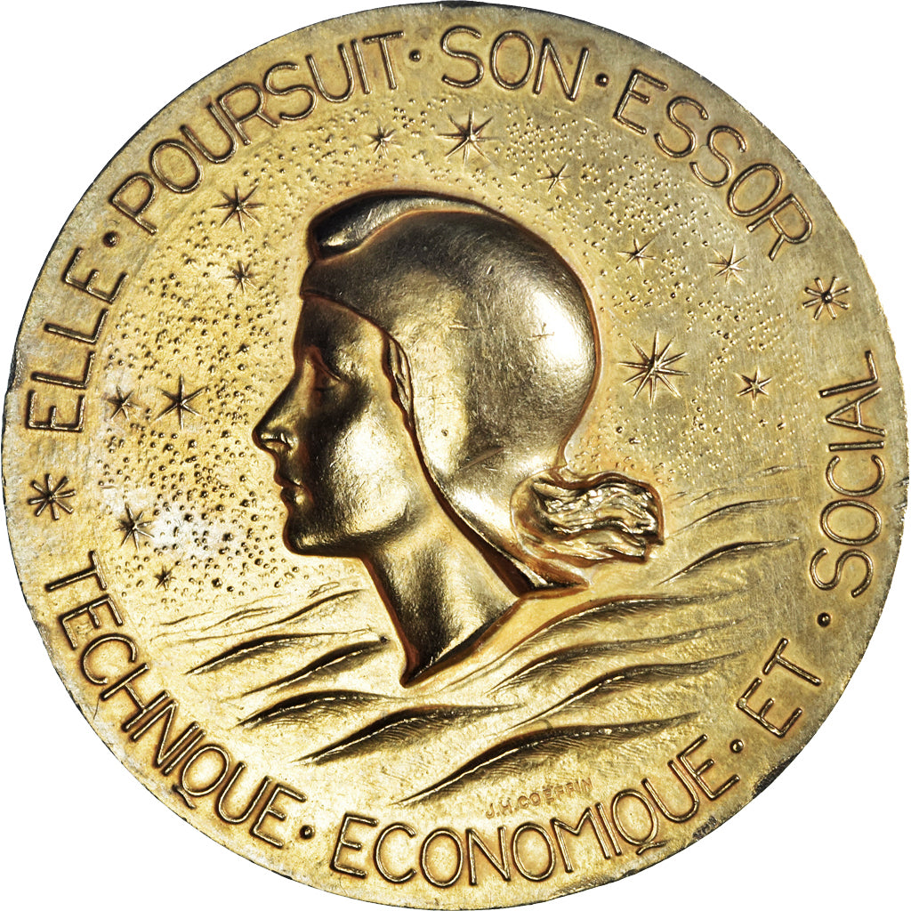 Francja, medal, Compagnie Générale Transatlantique, France, Wysyłka, 1962