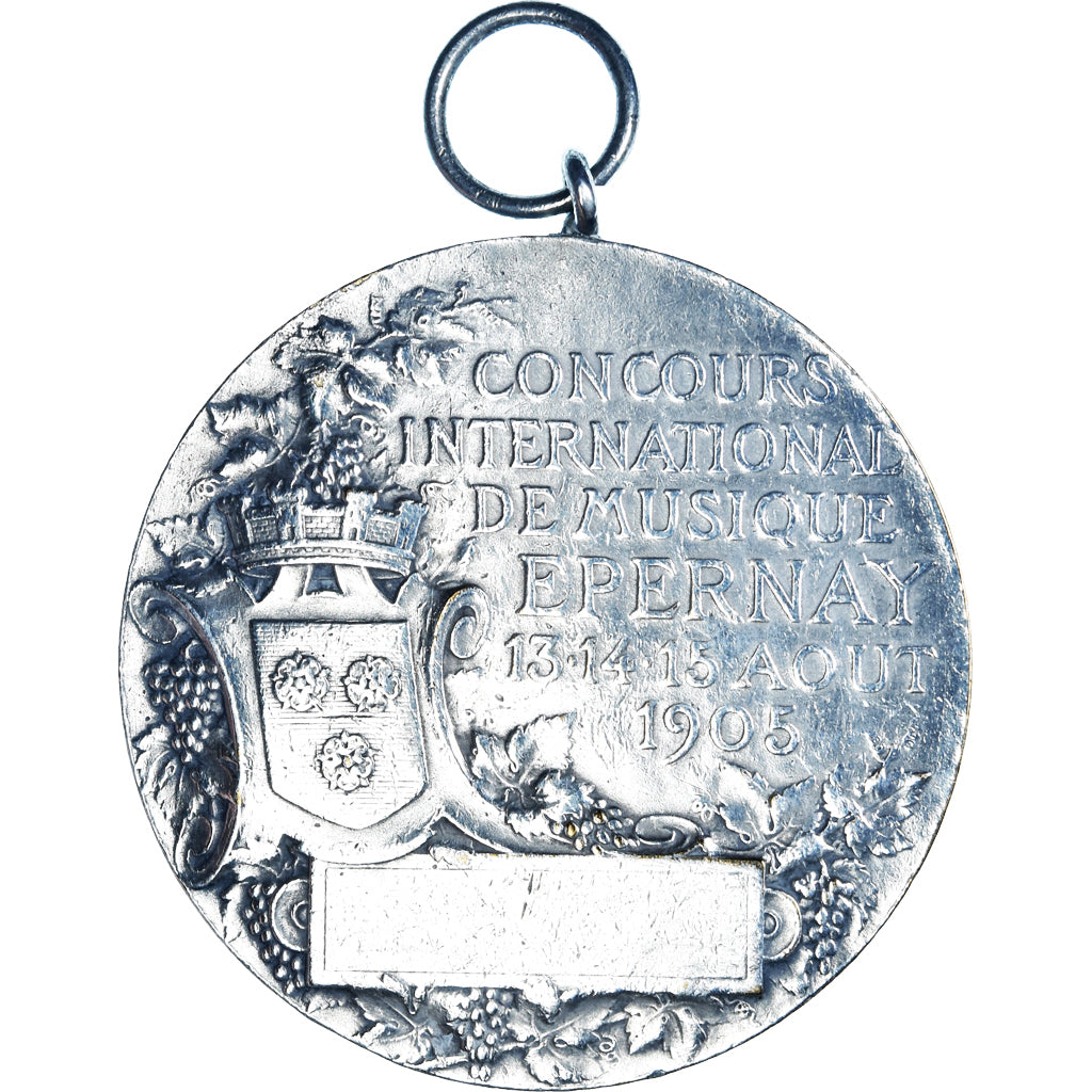 Francja, medal, Concours International de Musique d'Epernay, 1905, Aug.Maillard
