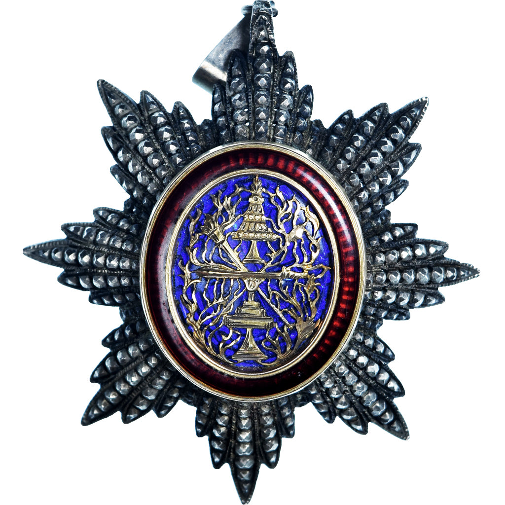 Camboya, Order of Cambodia, medalla, Excellent Quality, Plata, 55