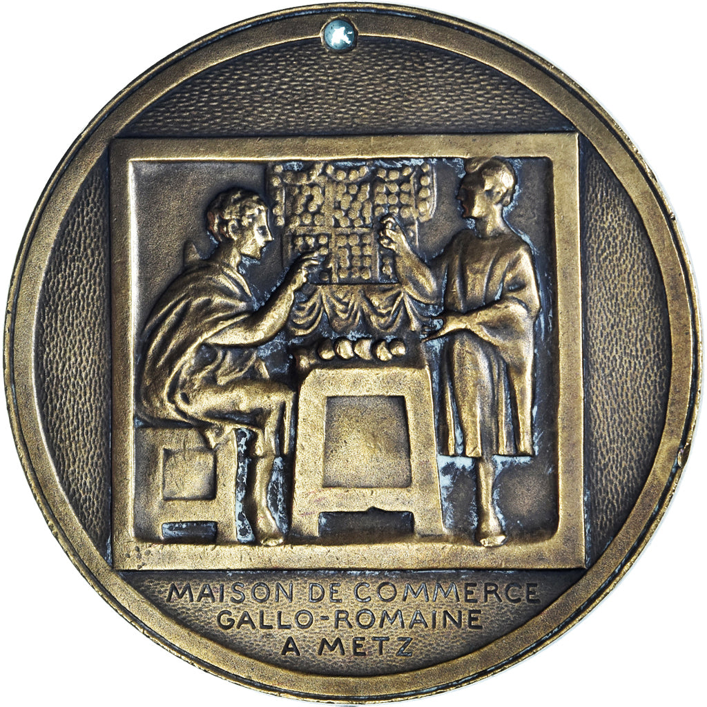 Frankrijk, Medaille, Chambre de Commerce de Metz, ZF, Bronzen