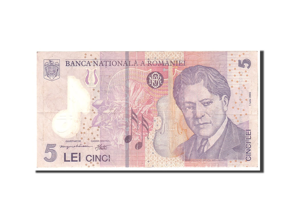 Banknote, Romania, 5 Lei, 2005, 2005-07-01, KM:118a, VF(20-25)