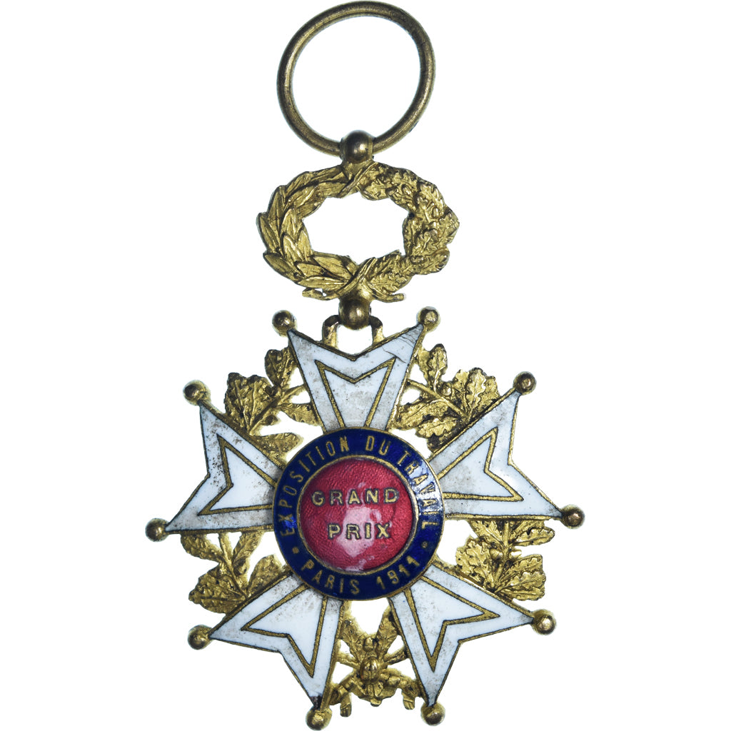 France, Grand Prix, exposition du Travail, Paris, Médaille, 1911, Très bon