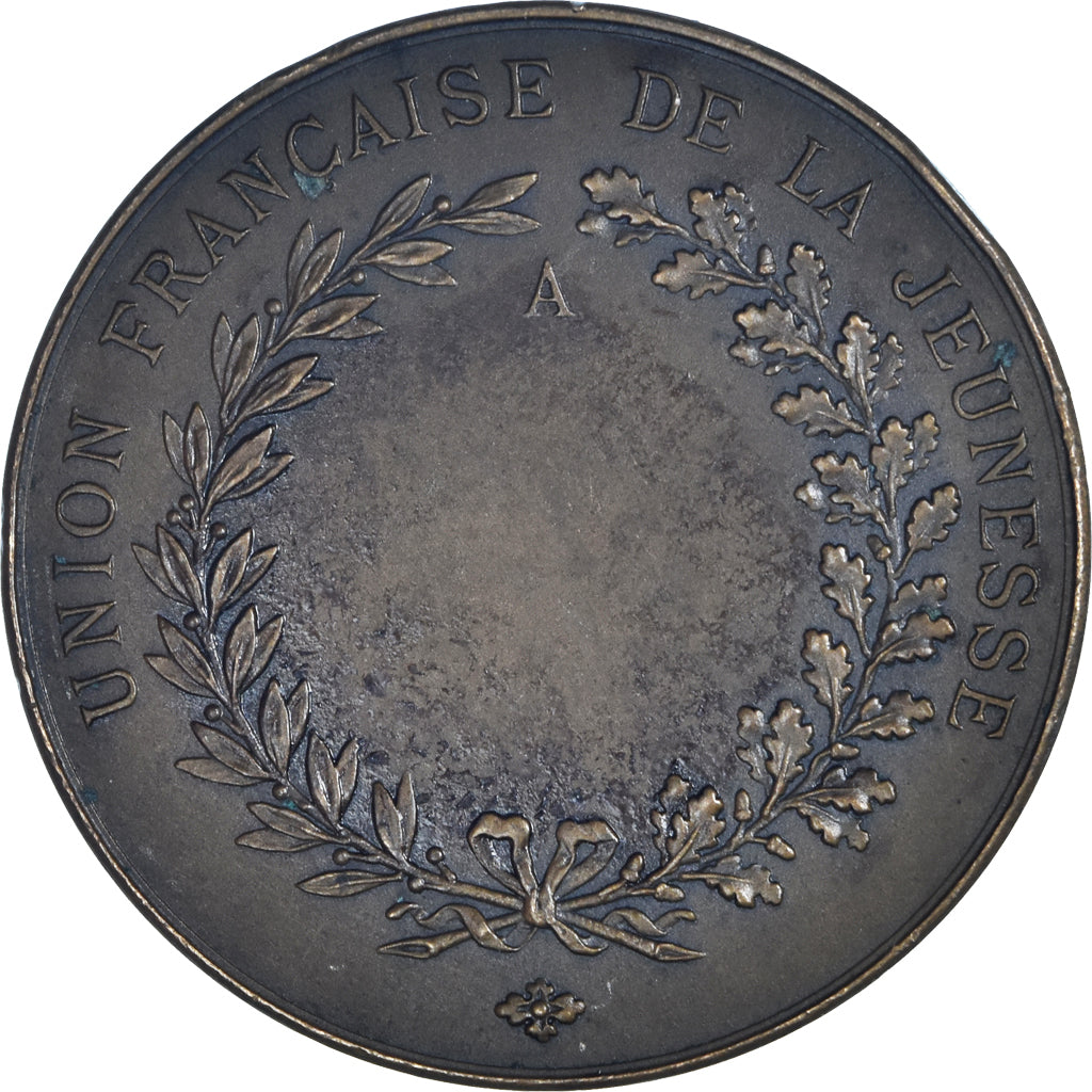 Francja, medal, Union Française de la Jeunesse, Instruction, Brenet, AU(50-53)
