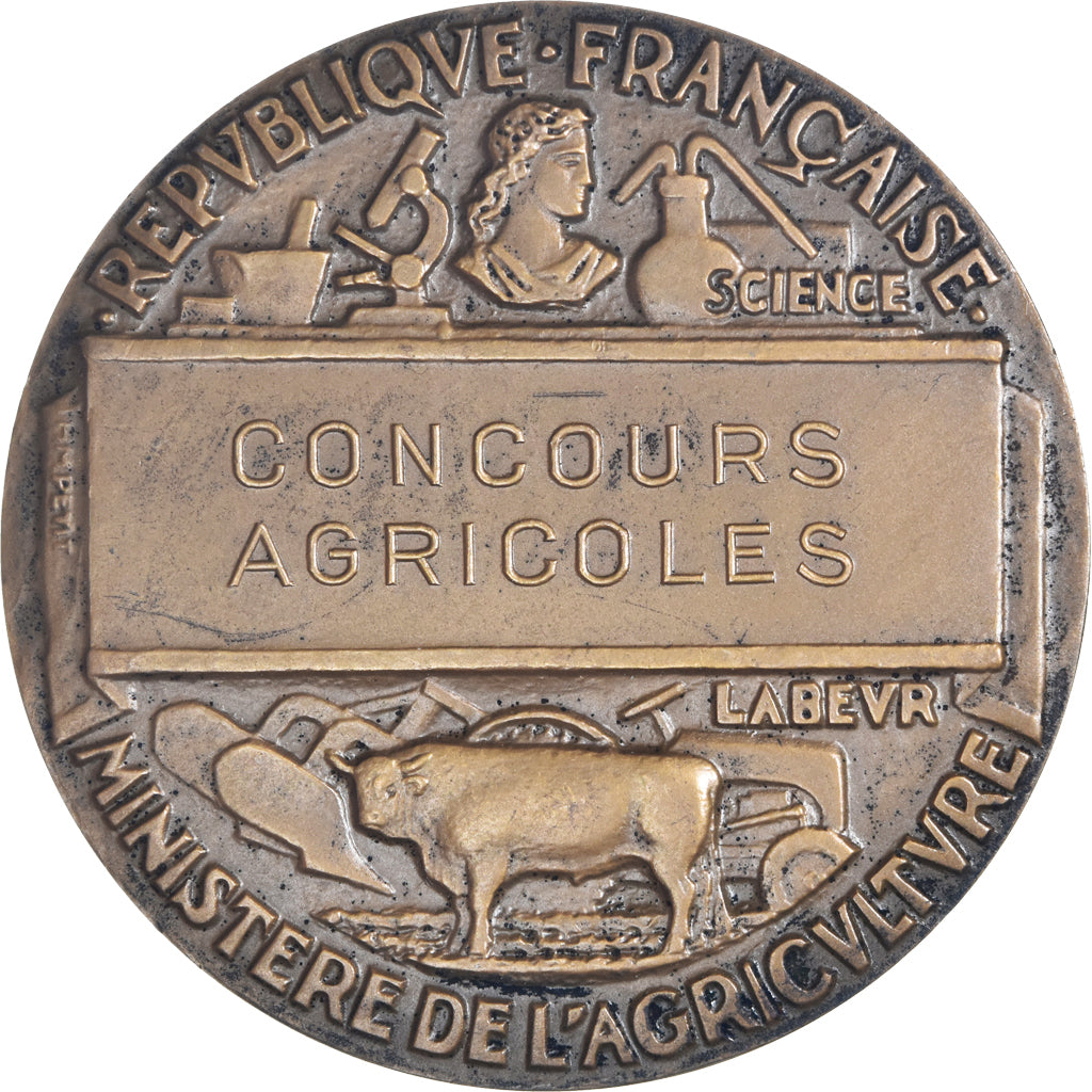 France, Medal, Concours Agricoles, Agriculture, Petit, MS(63), Bronze