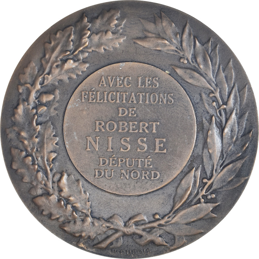 Frankrijk, Medaille, Robert Nisse, Député du Nord, Politics, Fraisse, UNC-