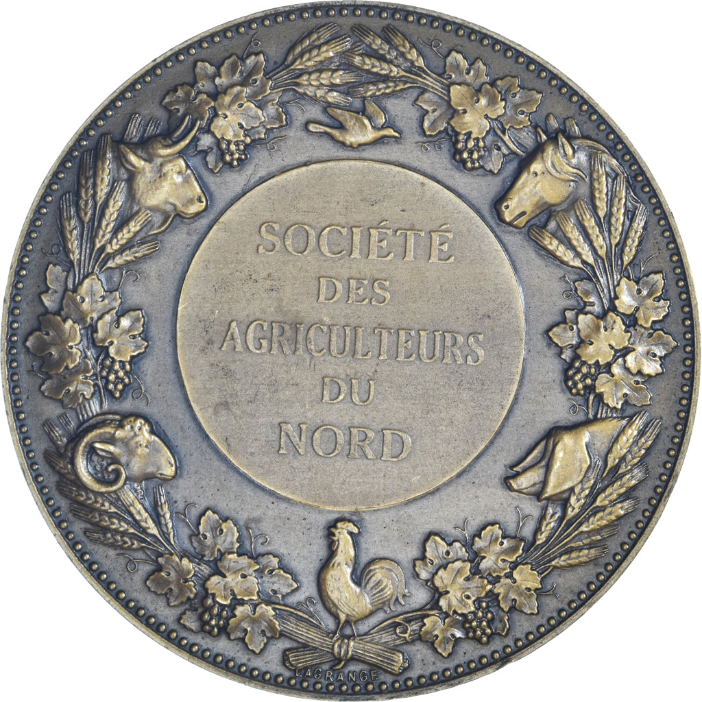 France, Médaille, Société des Agriculteurs du Nord, Agriculture, Lagrange