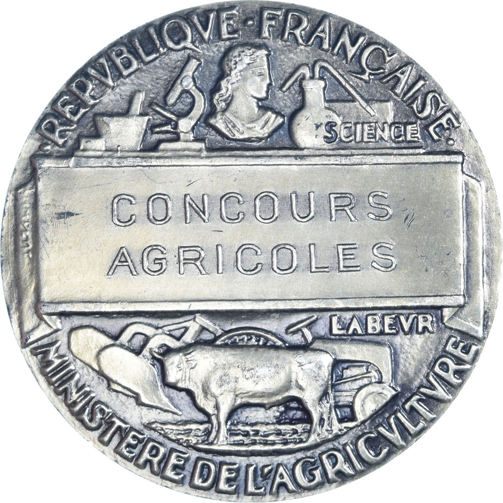 France, Médaille, Concours Agricoles, Agriculture, Petit, SPL, Argent